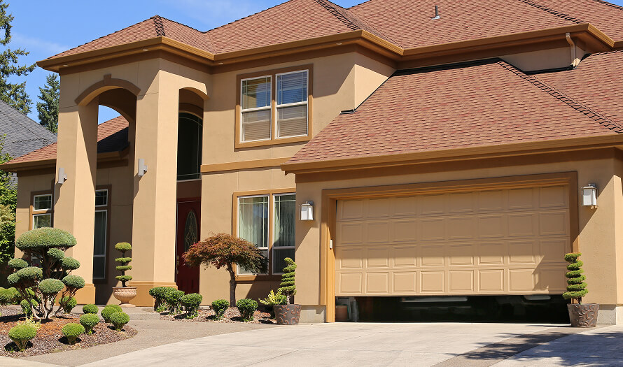 powerful garage door advertising